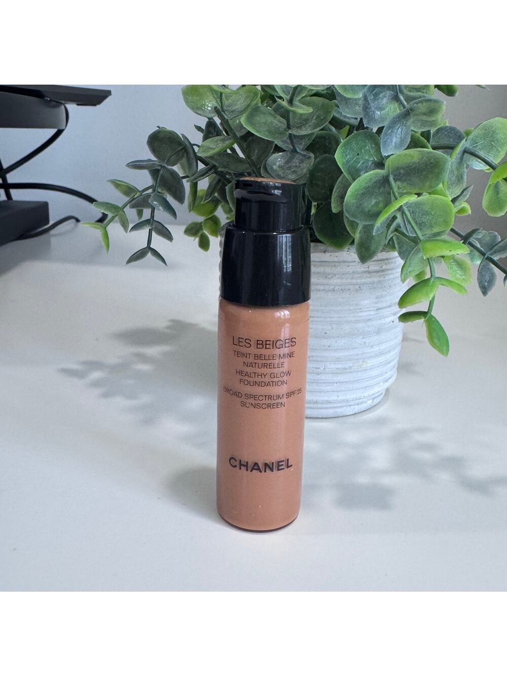 Chanel LES BEIGES Healthy glow foundation 91 Caramel Tester Bottle SPF25 - 20ml